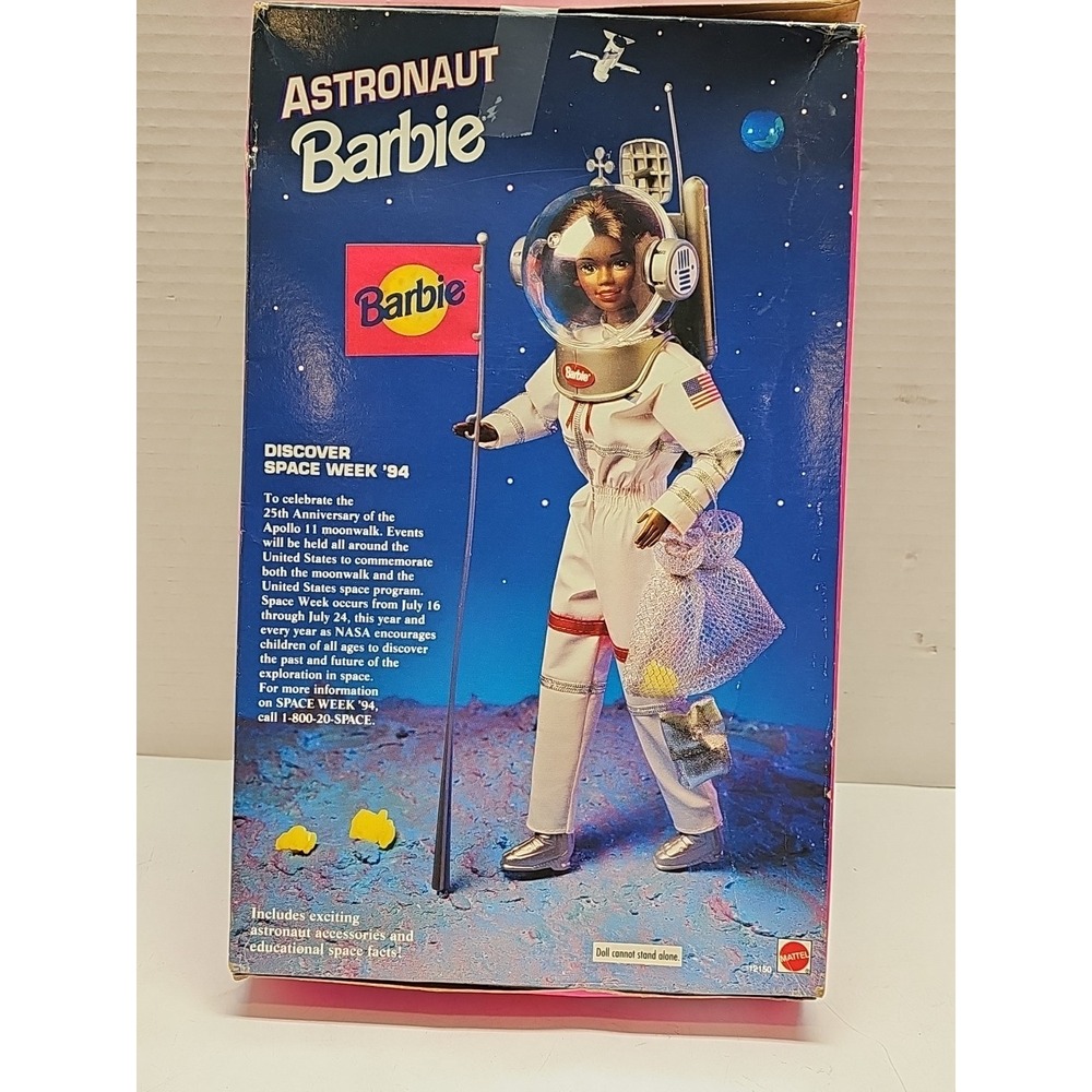 VINTAGE 1994 AFRICAN AMERICAN ASTRONAUT BARBIE - IN BOX - CAREER COLLECTION - Picture 2 of 7